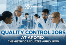 Apotex Inc Hiring for Quality Control Jobs – Freshers Welcome Quality Control Jobs at Apotex | Chemistry Graduates Apply Now
