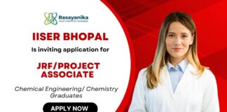 IISER Bhopal Recruitment: JRF Jobs | Chemistry Graduates Apply Now