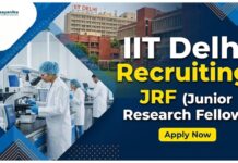 IIT Delhi Recruitment 2025: JRF Jobs in Chemical Engineering | Apply Now