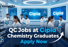 Join as Junior Team Member – QC and Build a Strong Career at Cipla QC Jobs at Cipla | Chemistry Graduates Apply Now