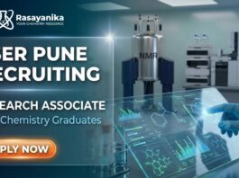 Chemistry Jobs at IISER Pune | Attend the Walk-In Interview Research Associate Jobs at IISER Pune | PhD Chemistry Jobs