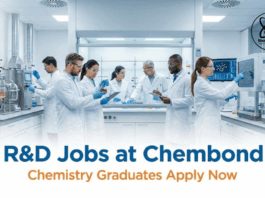 R&D Jobs at Chembond | Chemistry Graduates Apply Now 