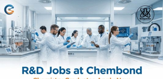 Exciting R&D Opportunities in Sealants & Adhesives at Chembond R&D Jobs at Chembond | Chemistry Graduates Apply Now