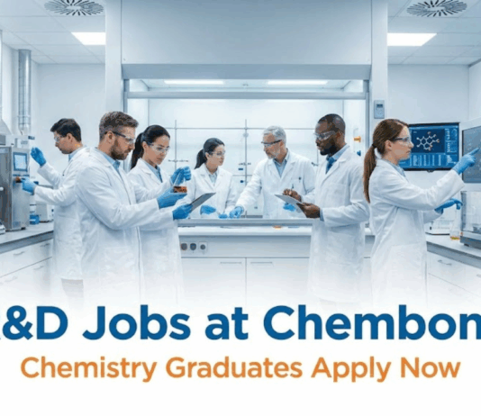 R&D Jobs at Chembond | Chemistry Graduates Apply Now 