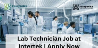 Lab Technician Job at Intertek | Chemistry Jobs in Bangalore