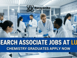 Research Associate Jobs at Lupin | Chemistry Graduates Apply