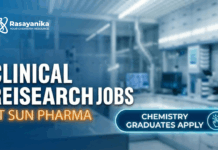 Clinical Research Associate Jobs at Sun Pharma | Chem Grads