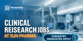 Clinical Research Associate Jobs at Sun Pharma | Chem Grads