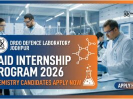 DRDO Careers | Paid Internship Program 2026 | Chemical Science Candidates Apply