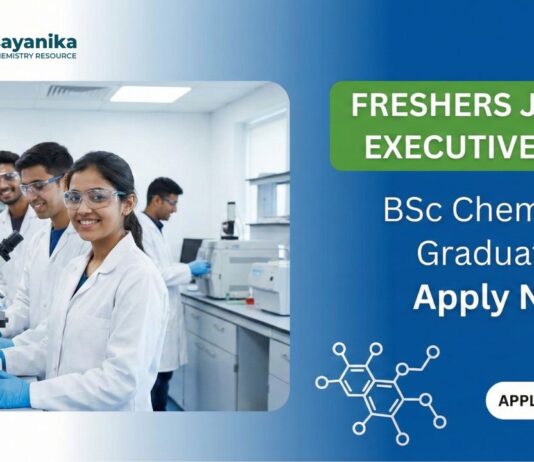 Freshers Junior Executive Jobs at Syngene | BSc Chemistry Jobs 