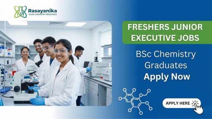Freshers Junior Executive Jobs at Syngene | BSc Chemistry Jobs 