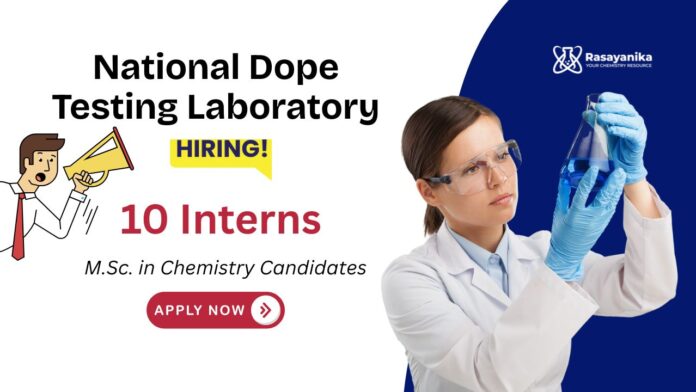 Biotechnology Internship at National Dope Testing Laboratory | Apply Now
