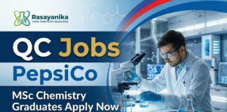 QC Jobs at Pepsico | MSc Chemistry Graduates Apply Now