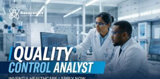 Quality Control Analyst at Inventia Healthcare | Chemistry Jobs in Mumbai