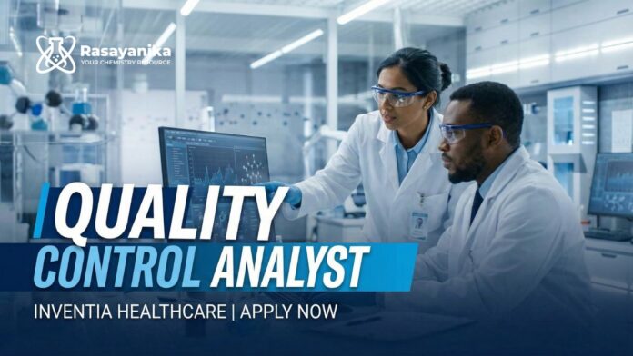 Quality Control Analyst at Inventia Healthcare Chemistry Jobs in Mumbai Quality Control Analyst at Inventia Healthcare | Chemistry Jobs in Mumbai