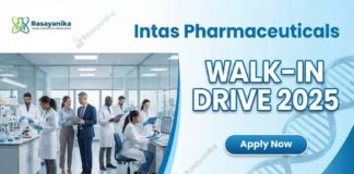 Intas Pharmaceuticals Walk-In Drive 2025 | Apply Now