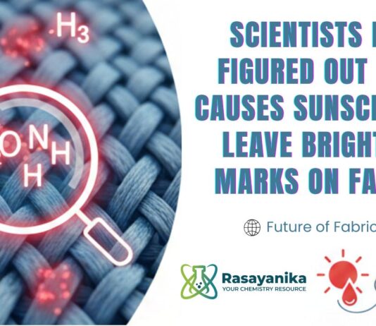 Scientists have figured out what causes sunscreen to leave bright red marks on fabrics