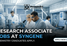 Senior Research Associate Jobs at Syngene Bangalore – GMP Analytical R&D Role For Chemistry Research Associate Jobs at Syngene | Chemistry Graduates Apply