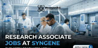 Research Associate Jobs at Syngene | Chemistry Graduates Apply