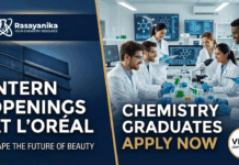 Kickstart Your Career in Color Science with L’Oreal Internship Intern Openings at L'Oréal | Chemistry Graduates Apply Now