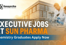 Chemistry Executive – Analytical Development Career at Sun Pharma R&D Executive Jobs at Sun Pharma | Chemistry Graduates Apply Now
