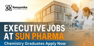 Executive Jobs at Sun Pharma | Chemistry Graduates Apply Now