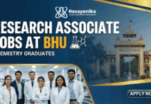BHU Research Associate Jobs 2025 – Apply for RA-I in Chemistry Research Associate Jobs at BHU | Chemistry Graduates Apply Now