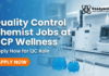 Quality Control Chemist Jobs at HCP Wellness | Apply Now