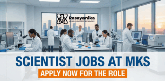 Scientist Jobs At MKS | Apply Now For The Role 