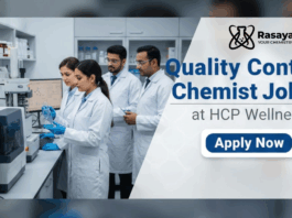 Quality Control Chemist Jobs at HCP Wellness | Apply Now