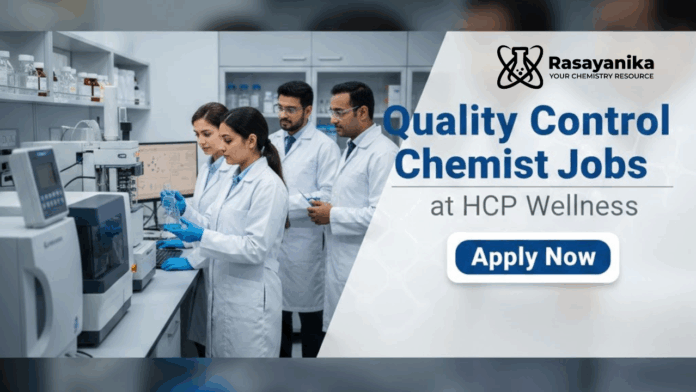 Quality Control Chemist Jobs at HCP Wellness | Apply Now