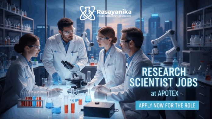 Research Scientist Jobs at Apotex | Apply Now For the Role