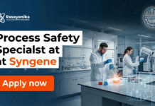 Process Specialist at Syngene | Chemical Engineers Apply Now