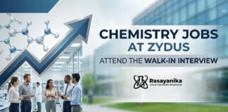 Freshers Chemistry Jobs at Zydus Life Science | Attend the Walk-In Interview