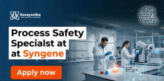 Process Specialist at Syngene | Chemical Engineers Apply Now
