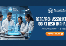 Recruitment for Research Associate-I at IBSD Imphal – Chem Candidates Eligible Research associate job at IBSD Imphal | Apply Now For The Role