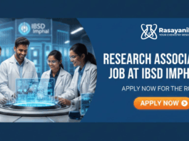 Research associate job at IBSD Imphal | Apply Now For The Role
