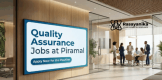 Quality Assurance Jobs at Piramal | Apply Now for the Position