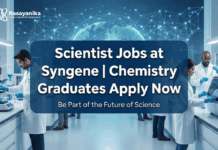 Scientist Jobs at Syngene – Explore Chemistry Careers Scientist Jobs at Syngene| Chemistry Graduates Apply Now