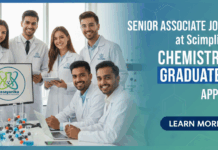Senior Associate Jobs at Scimplify | Chemistry Graduates Apply
