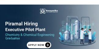 Executive Jobs at Piramal | Chemistry Graduates Apply Now
