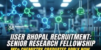 IISER Bhopal Recruitment: Senior Research Fellowship | MSc Chemistry Graduates Apply Now