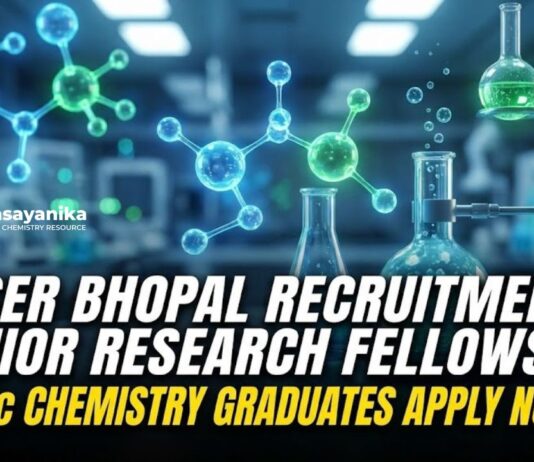 IISER Bhopal Recruitment: Senior Research Fellowship | MSc Chemistry Graduates Apply Now