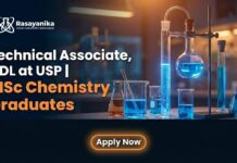 MSc Chemistry Jobs in USP, Hyderabad | Apply Now Freshers MSc Chemistry Jobs at USP | Apply Now for Technical Associate