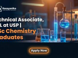 Freshers MSc Chemistry Jobs at USP | Apply Now for Technical Associate