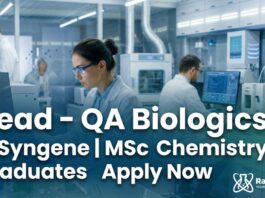 Syngene Careers: QA Jobs in Bangalore | MSc Chemistry Graduates Apply Now