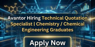 MSc Chemistry Jobs at Avantor | Apply Now for Technical Quotation Specialist