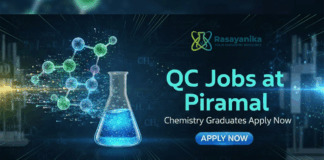 QC Jobs at Piramal | Chemistry Graduates Apply Now 