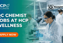 QC Chemist Job in Ahmedabad – Packaging Material Testing QC Chemist Jobs at HCP Wellness | Apply Now