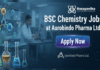 Packing Executive – Derma Packaging Role at Aurobindo Pharma BSc Chemistry Jobs at Aurobindo Pharma Ltd | Apply Now
